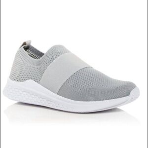 Women's Knit Slip-On Sneakers - Light Gray - NWT - Size 7 Womens